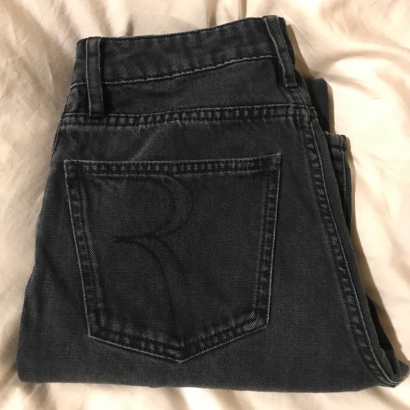 Rouje Black Straight Leg Jeans size 27 French girl denim sezane - Picture 3 of 10